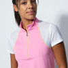 DS Maja Pink Cap Sleeve Polo Shirt