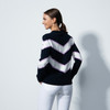 DS Nagoya Pullover Dark Navy White Sweater