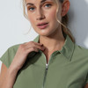 DS Acerra Khaki Green Sleeveless Polo Shirt