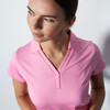 DS Anzio Pink Sky Cap Sleeve Polo Shirt