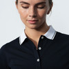 DS Candy Dark Navy Cap Sleeve Polo Shirt