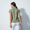 DS Kim Khaki Green Cap Sleeve Polo Shirt