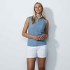 DS Marac Light Blue Sleeveless Polo Shirt