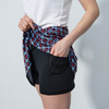 DS Airdrie Geometric Print Skort 15"