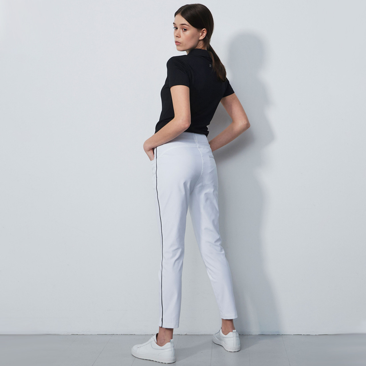 Lauren Ralph Lauren Womens Linen Straight-Fit Ankle Pants White 14 at  Amazon Women's Clothing store