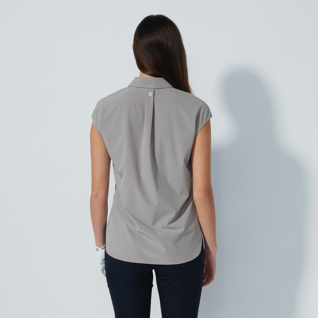 DS Acerra Taupe Sleeveless Shirt | Daily Sports USA