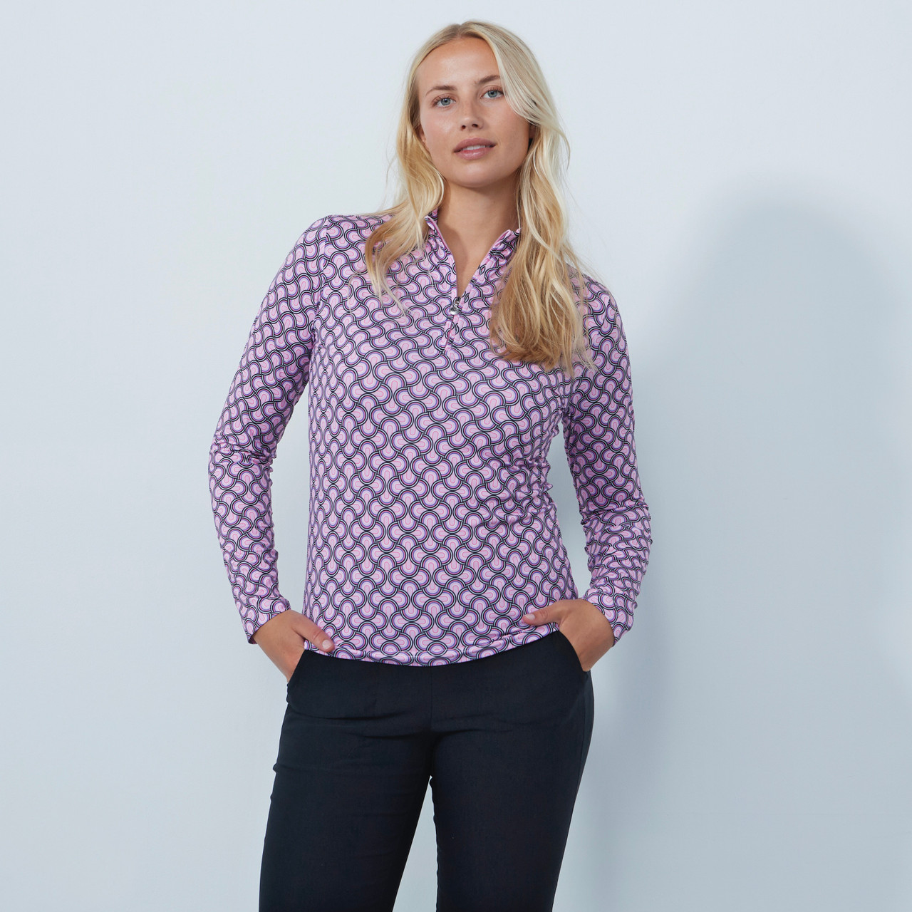 トップス idem border frill polo shirts border polo shirt – idem