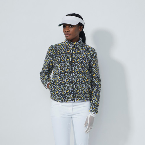 DS Water Leo Print Jacquard Fleece Jacket