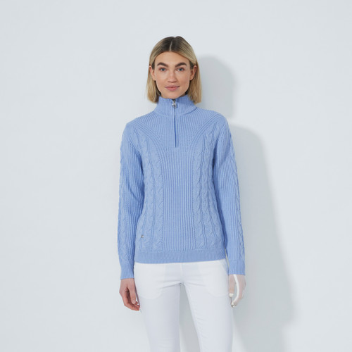 DS Blue Heron Cable LS Pullover Unlined