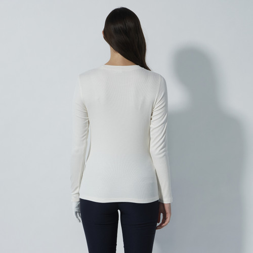 DS Ancona Ivory Long Sleeve Round Neck Top DS Ancona Ivory Long Sleeve Round Neck Top