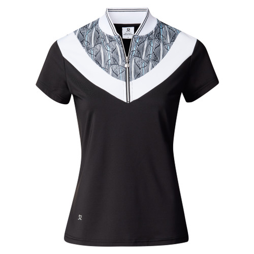 Iza Black Polo Shirt