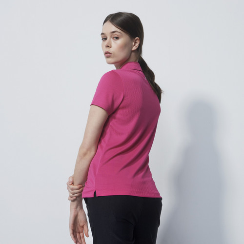 DS Tulip Pink Short Sleeve Polo Shirt