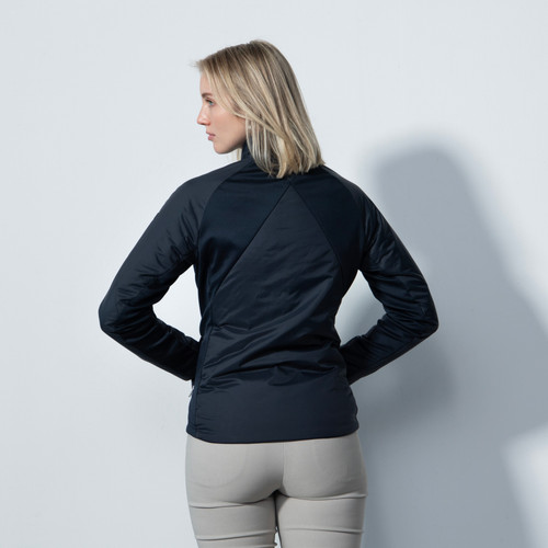 DS Caen Dark Navy Lightly Padded Long Sleeve Jacket