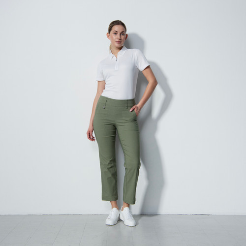 DS Magic Khaki Green Straight Ankle Pants