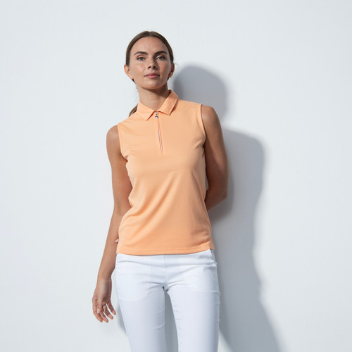 DS Peoria Kumquat Sleeveless Polo Shirt