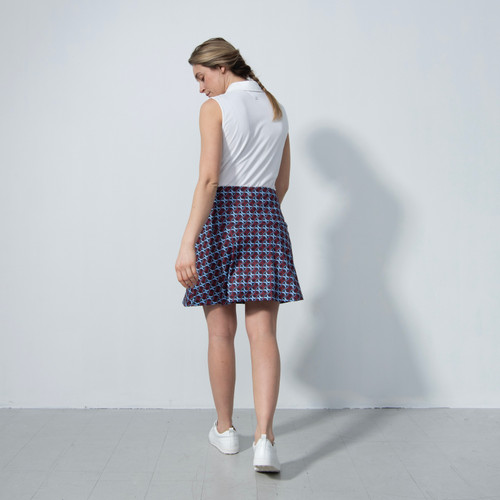 DS Airdrie Geometric Print Skort 18"