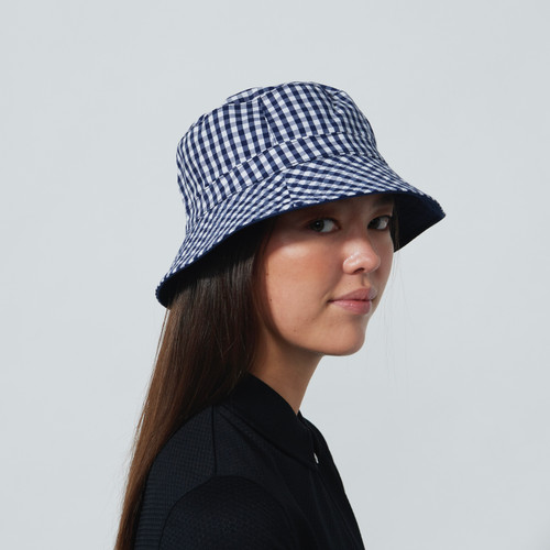DS Check Navy Reversible Hat