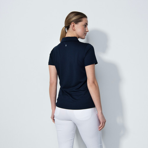 DS Peoria Dark Navy Short Sleeve Polo Shirt S25