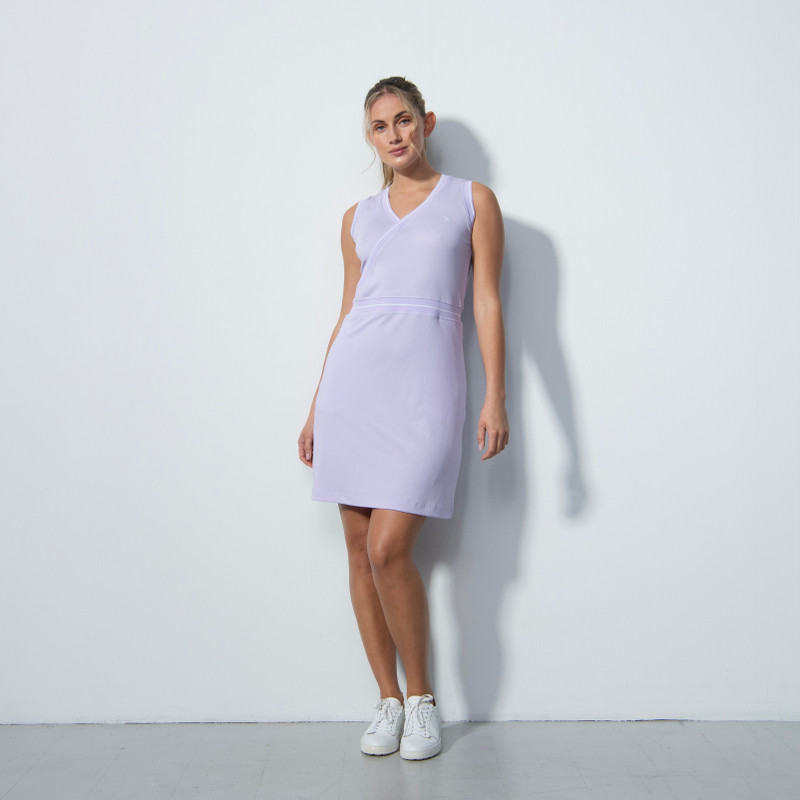 DS Paris Violet Sleeveless Dress