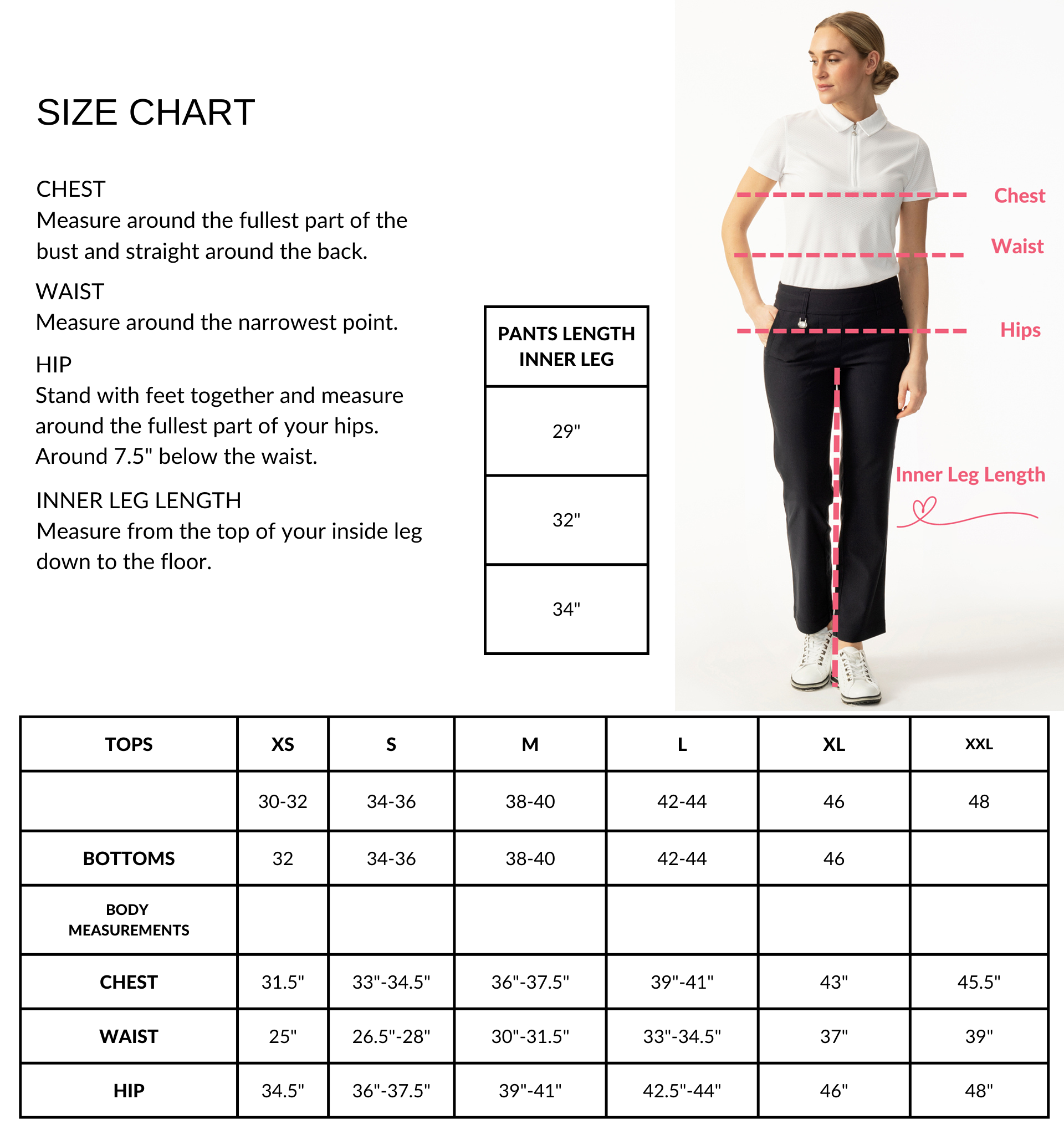 Size Charts