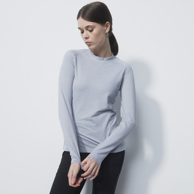 トップス OFF-WHITE MOCK NECK L/S TEE S Off-White White Mock Neck Mona Lisa Long Sleeve T-Shirt Off
