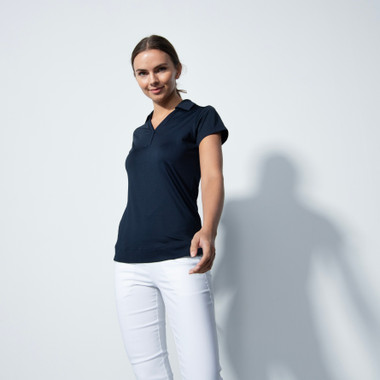 トップス DAIRIKU Night Life Polo Shirt Mens-Heritage-Piped-Golf-Polo-