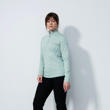 DS Foam Green Midlayer Half Neck Long Sleeve Top | Daily