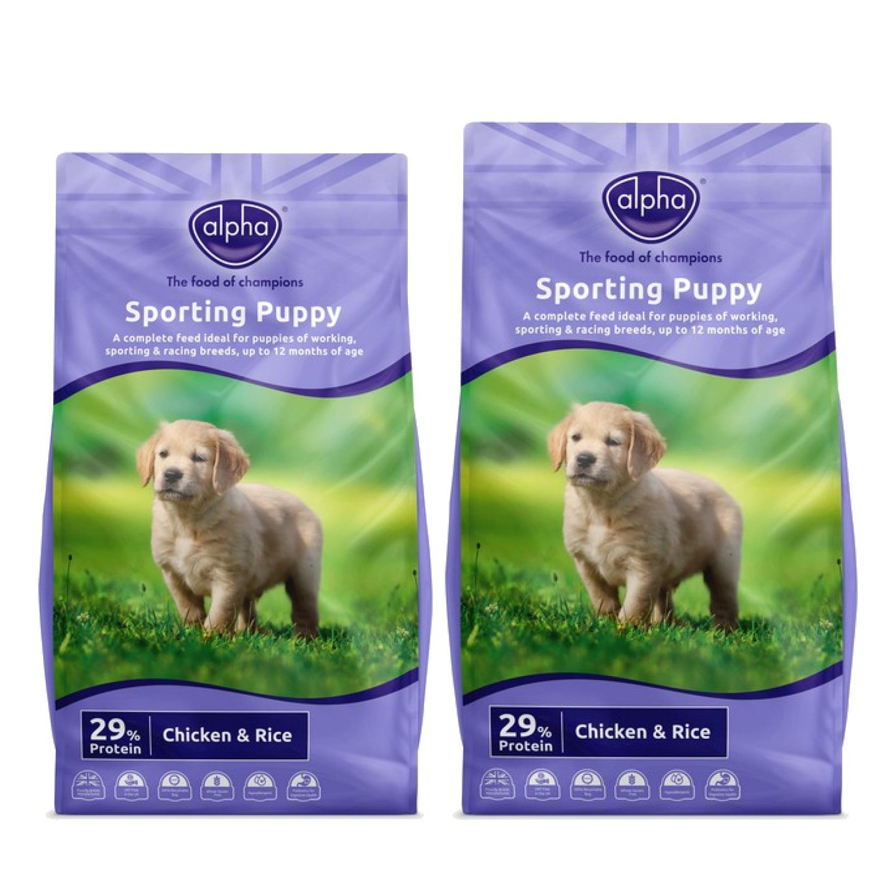 Alpha sporting shop puppy food