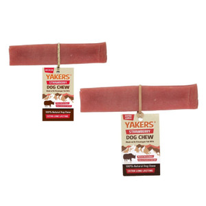 Yakers Strawberry Dog Chew Yakers Strawberry Dog Chew