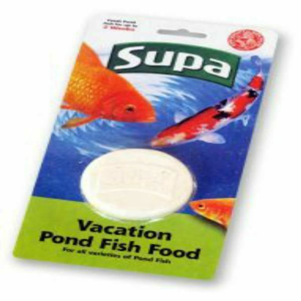 Supa Holiday Vacation Weekend Fish Food Feeder Block Tropical Coldwater Pond