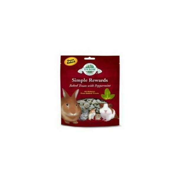 Oxbow Simple Rewards Oven Baked Treats with Peppermint for Small Pet Animals