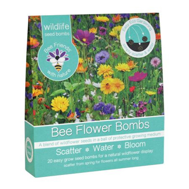 Bee Flower Seed Bombs Gardening Nature Kit