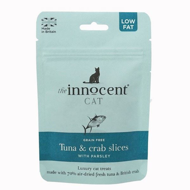 The Innocent Cat Treats Tuna and Crab Slices 70g