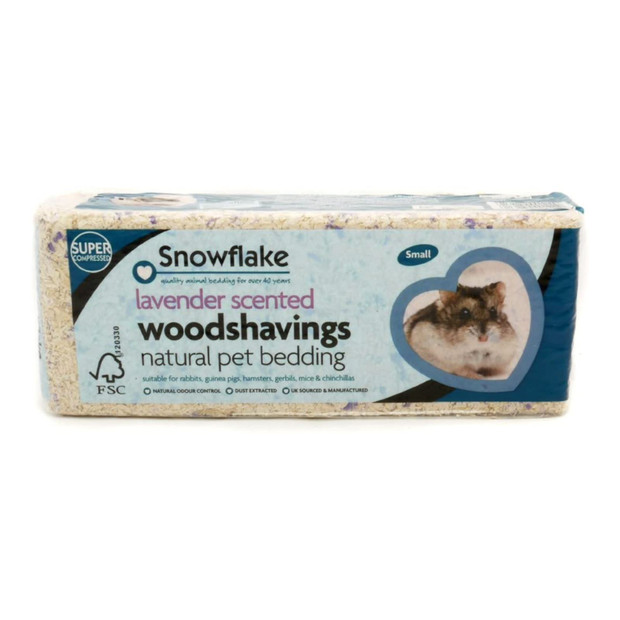  Snowflake Lavender Scented Woodshavings