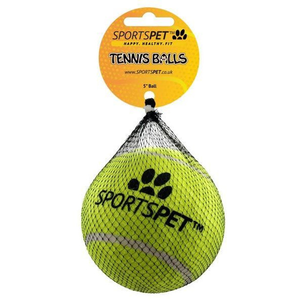Sportspet Large Tennis Ball for Dogs 5"