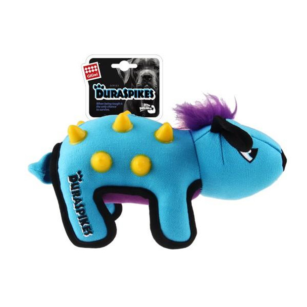 GiGwi Duraspikes Dog Toy Durable Rabbit Light Blue