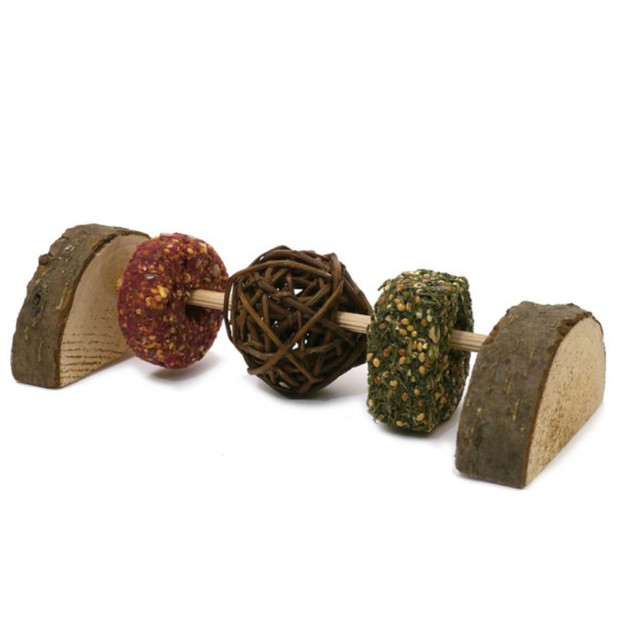 Rosewood Natural Rodent Playground Gnaw Treat for Small Animals