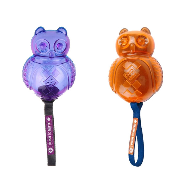 GiGwi Push to Mute Dog Toy TPR Squeaky Interactive Game