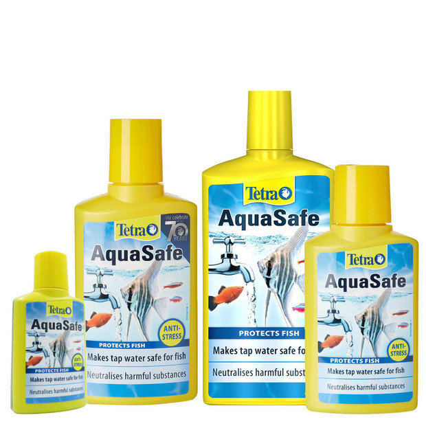 Tetra AquaSafe Water Care Conditioner Protects Fish