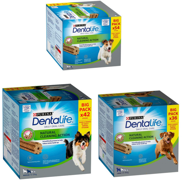 Purina Dentalife Dog Dental Chew Pet Heath Teeth Aiding Snack
