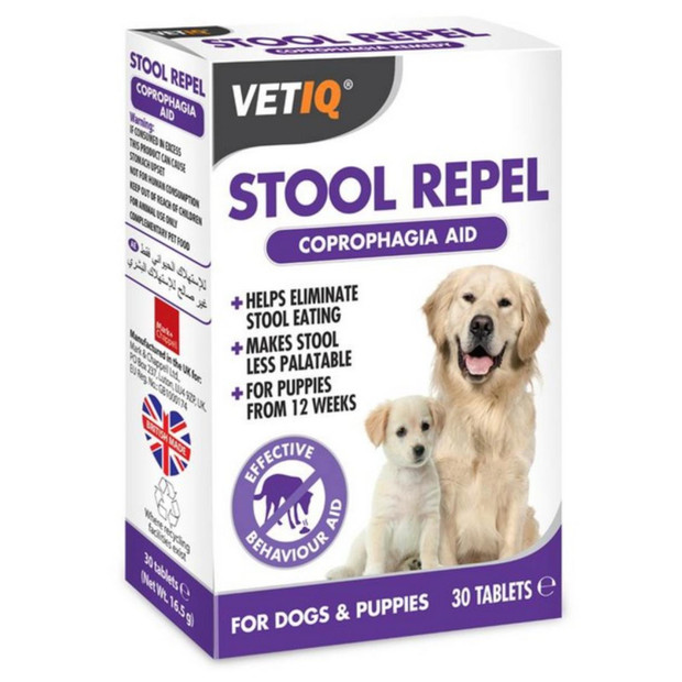 VetIQ Stool Repel Coprophagia Aid Tablets fo Dog & Puppy