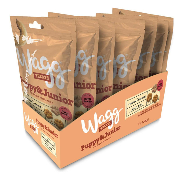 Wagg Chicken & Yoghurt Puppy & Junior Meaty Bites Pet Food