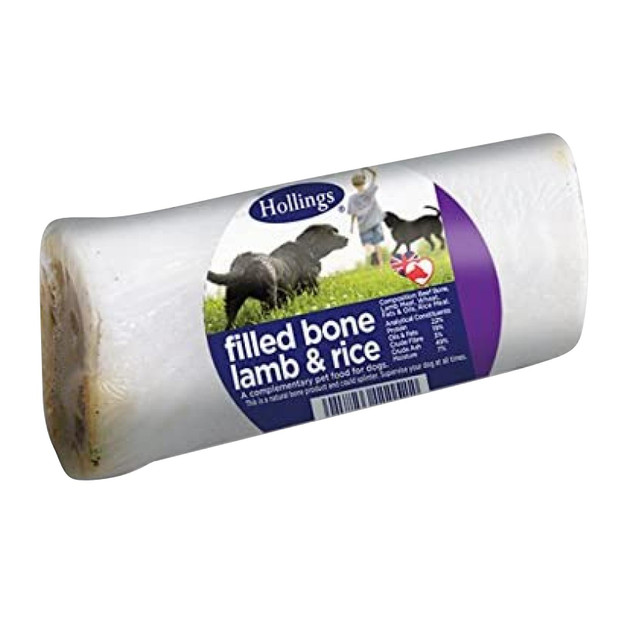 Hollings Filled Bone Lamb and Rice Dog Treat 190g