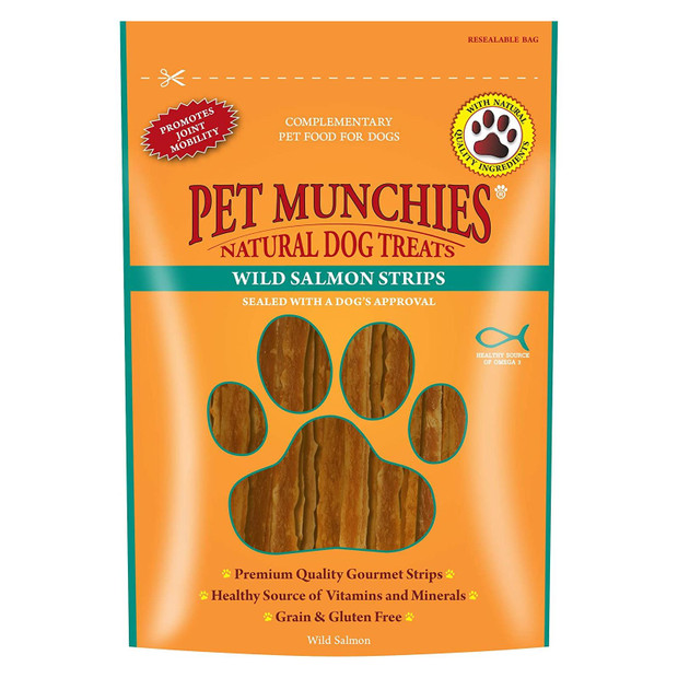 100% Natural Wild Salmon Premium Treats for Dogs