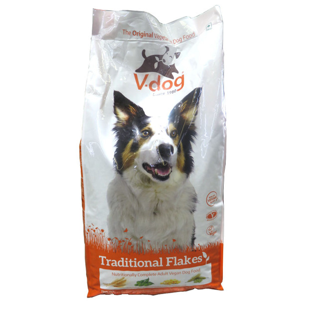 V-Dog Vegetarian Dry Dog Food Traditional Flakes 15kg