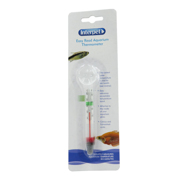 Interpet Easy Read Aquarium Thermometer with Sucker