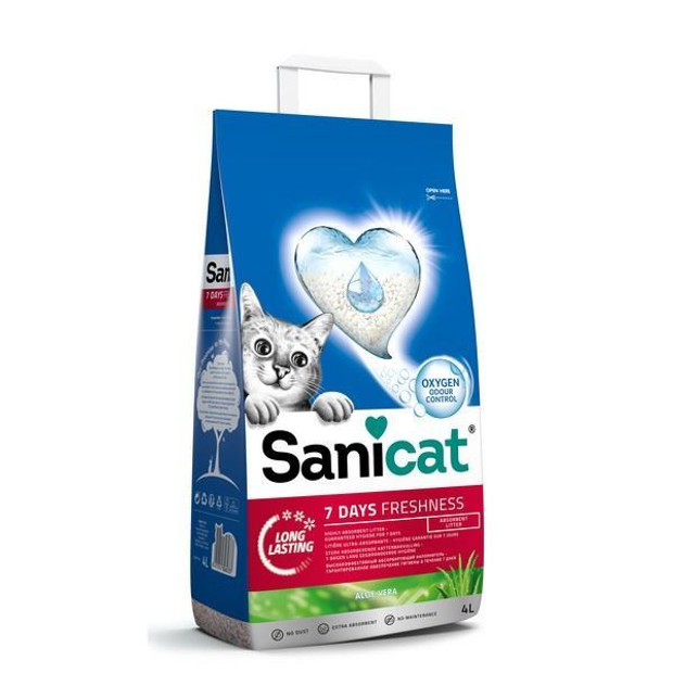 Sanicat Classic 7 Days Freshness Aloe Vera Cat Litter