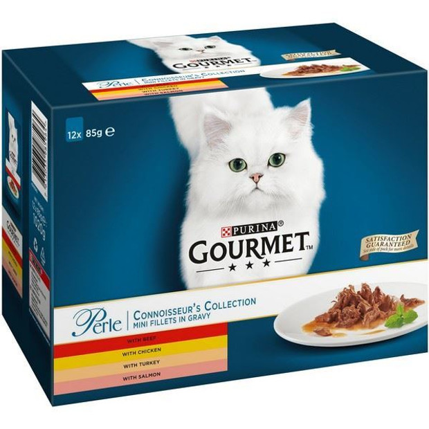 Purina Gourmet Cat Food Connisseurs Collection 12 x 85g