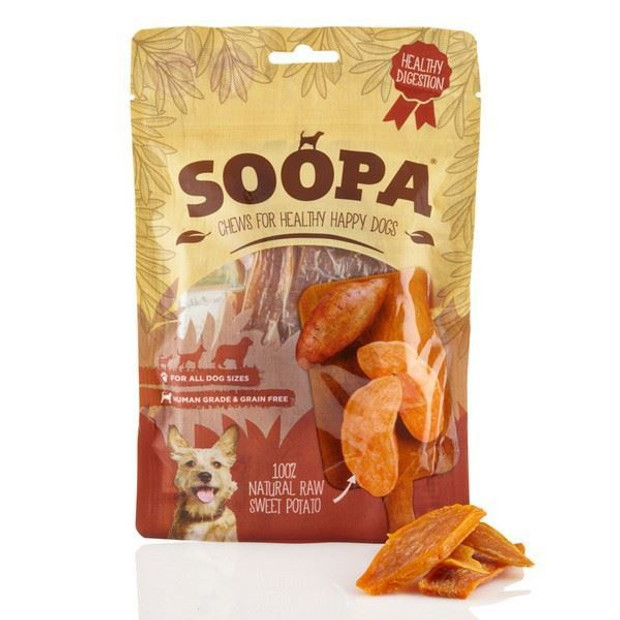Soopa Sweet Potato Chews Dog Treat Grain Free Food 1 x 100g