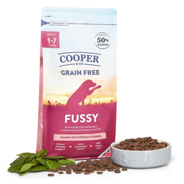Cooper & Co Fussy Dry Dog Food Salmon Spinach & Fennel